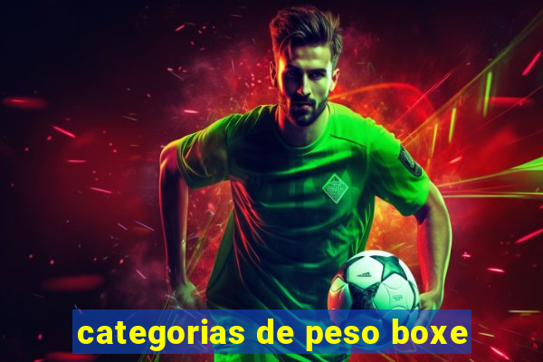 categorias de peso boxe